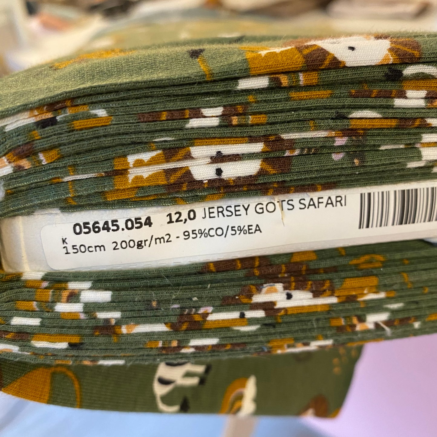 Jersey animaux jungle kaki