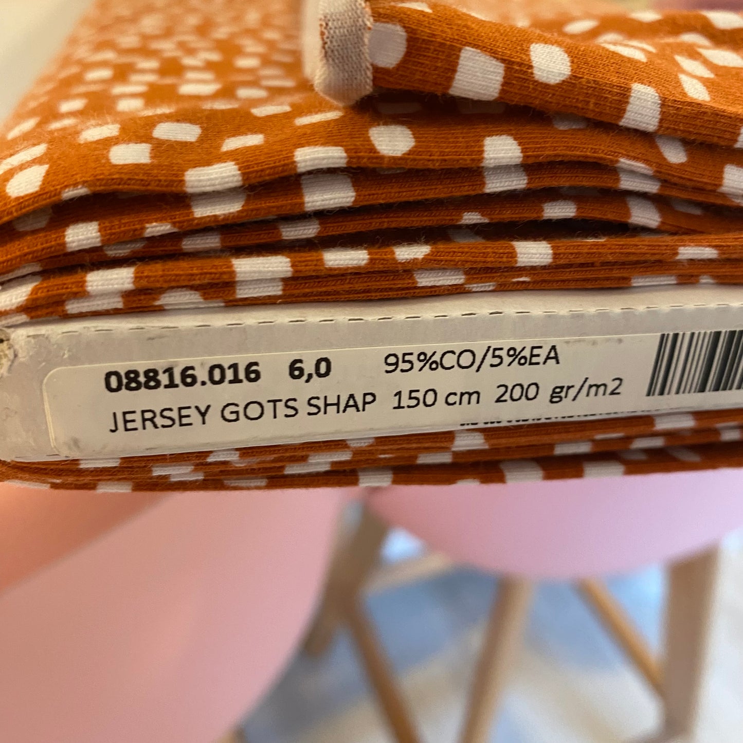 Jersey pois rouille