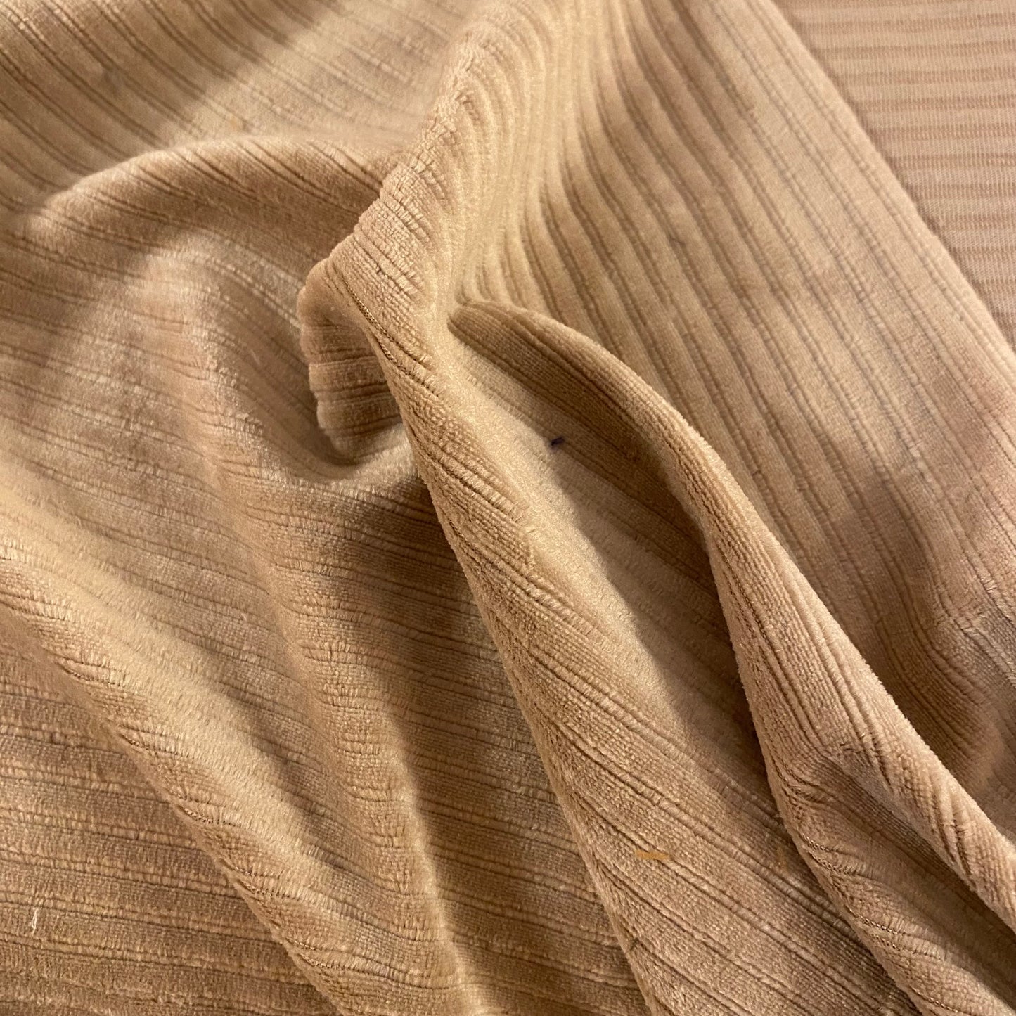 Velours Jersey fin beige